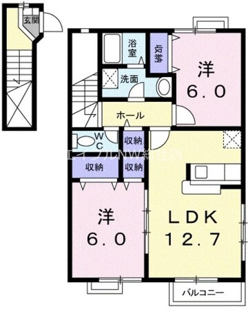 アルバーダ・ＫⅡの物件間取画像